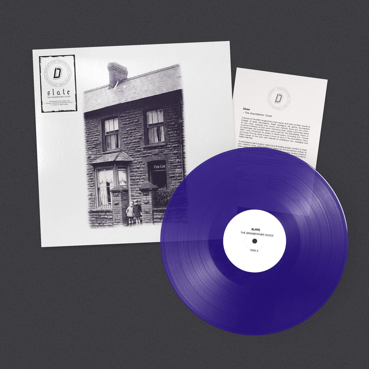 Slate 'The Grandfather Clock' 12"