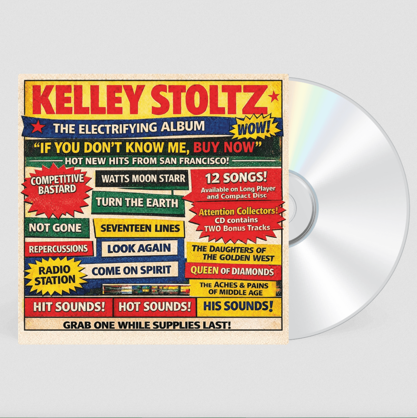 Kelley Stoltz 'If You Don't Know Me, Buy Now' LP