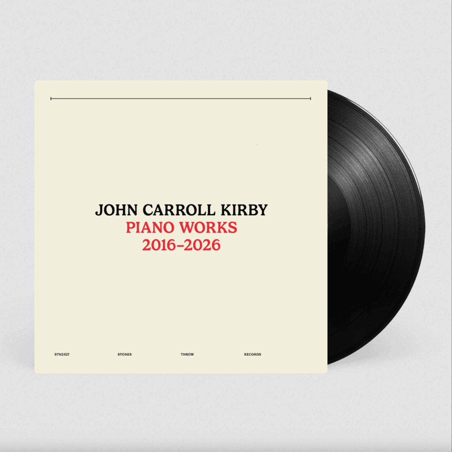 John Carroll Kirby 'Piano Works 2016-2026' LP