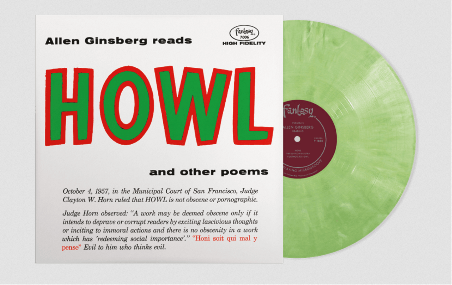 Allen Ginsberg 'Howl and Other Poems' LP