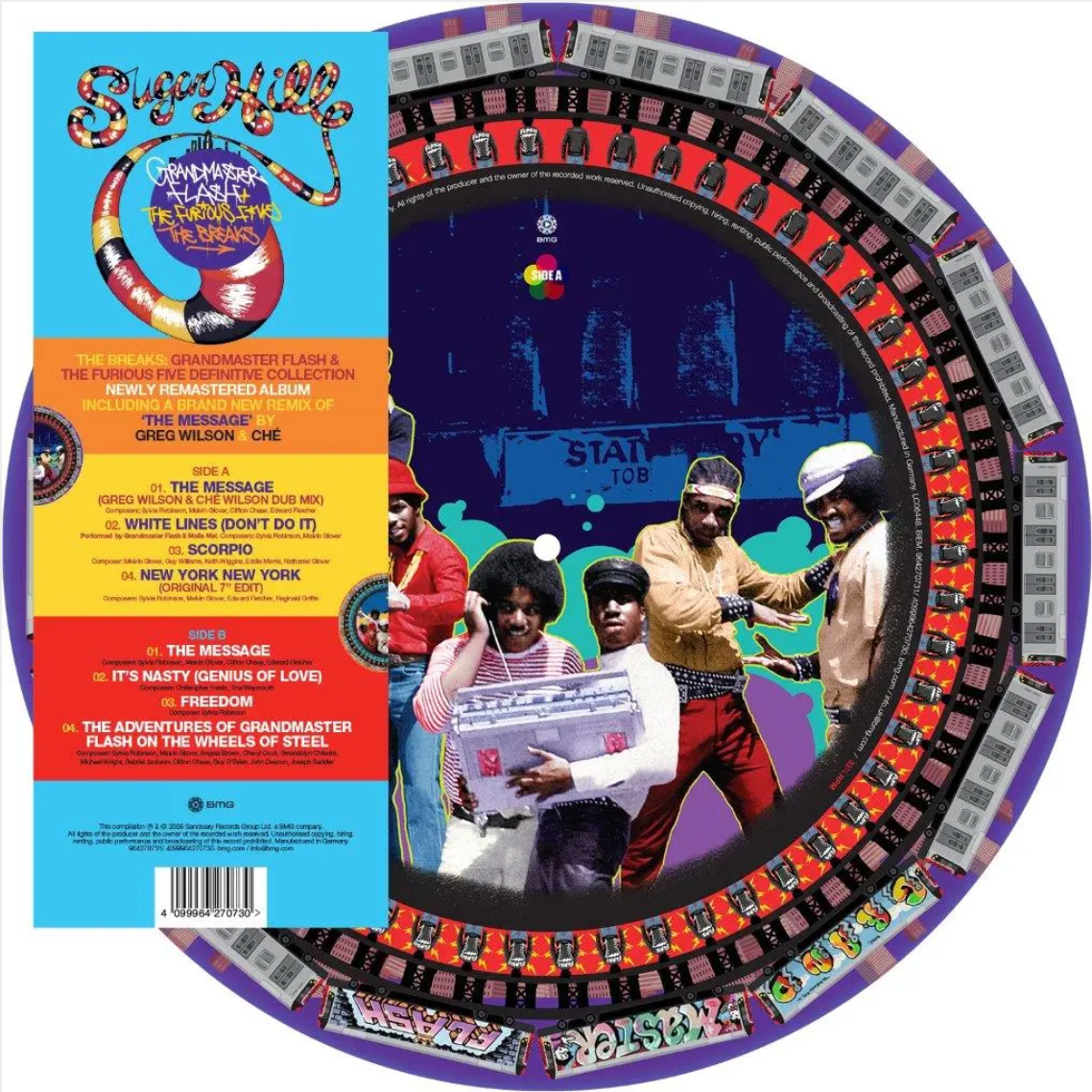 Grandmaster Flash and The Furious Five 'The Breaks: Grandmaster Flash and The Furious Five Definitive Collection' LP