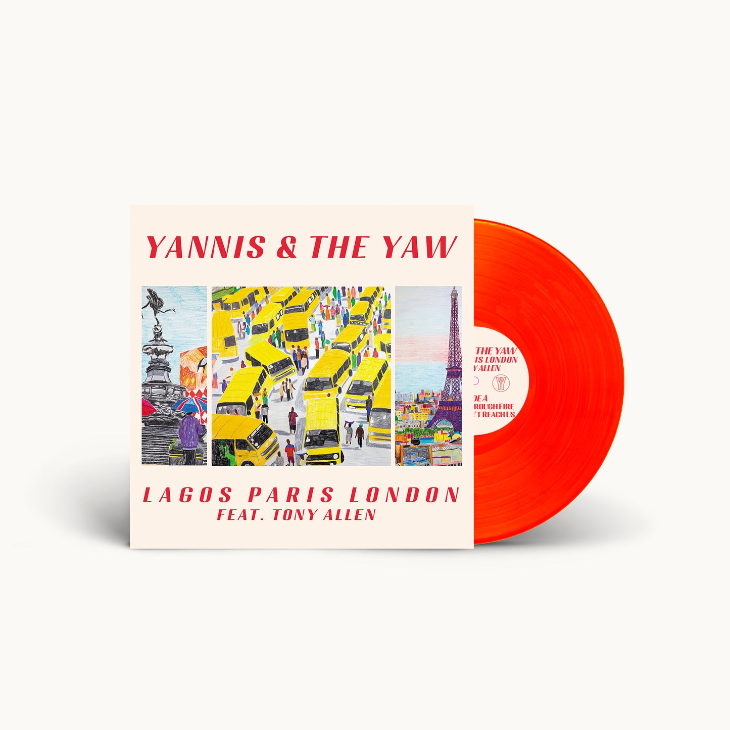 Yannis & The Yaw feat. Tony Allen 'Lagos Paris London EP' 12"