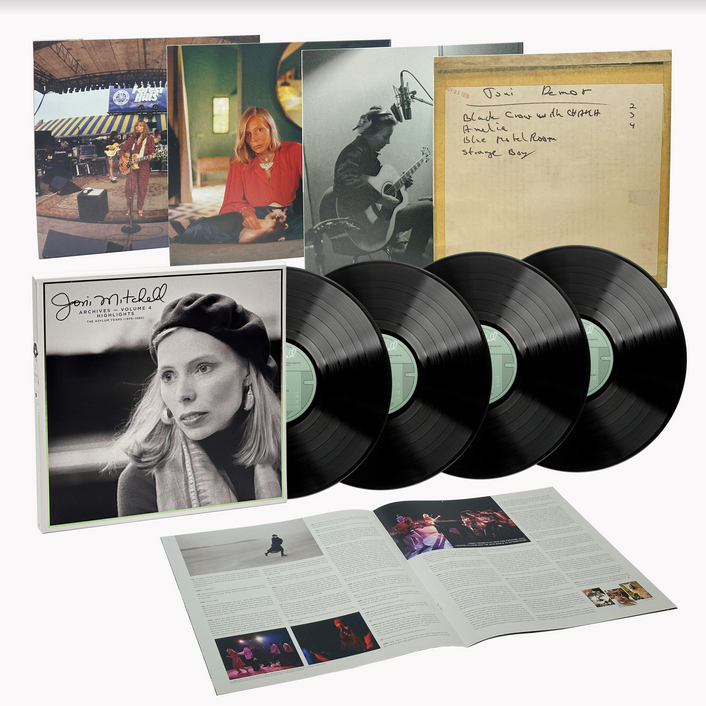 Joni Mitchell 'Archives, Vol. 4: The Asylum Years (1976-1980)' 4xLP Boxset