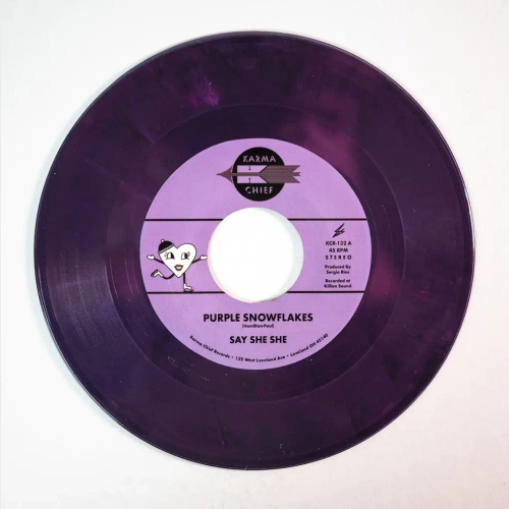 Say She She 'Purple Snowflakes / This Wintertime' 7"