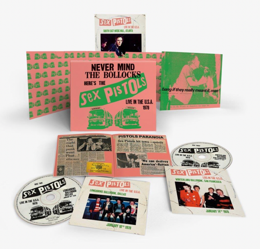 Sex Pistols 'Live in the USA' 3xCD