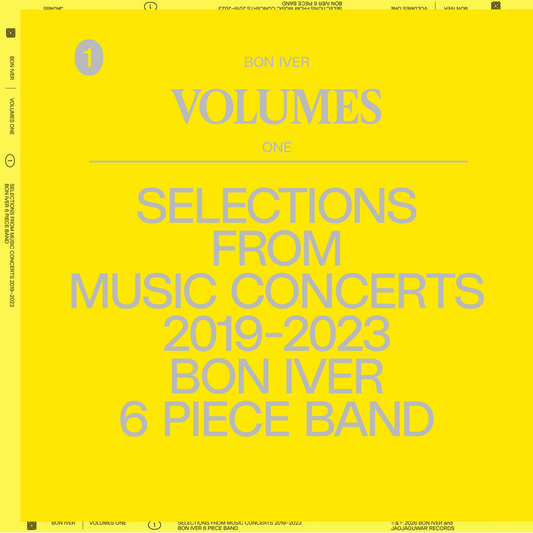 Bon Iver  'VOLUMES: ONE "SELECTIONS FROM MUSIC CONCERTS 2019-2023 BON IVER 6 PIECE BAND"' LP