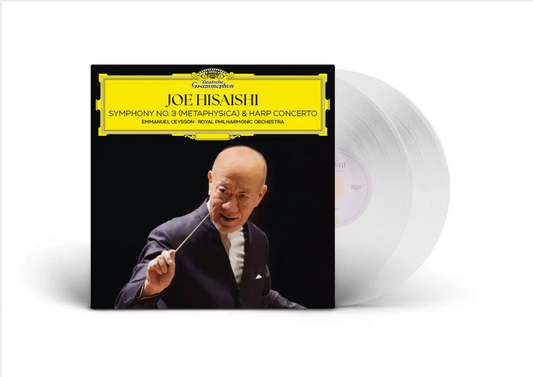 Joe Hisaishi, Royal Philharmonic Orchestra, Emmanuel Ceysson 'Symphony No.3 (Metaphysica) and Harp Concerto' 2xLP