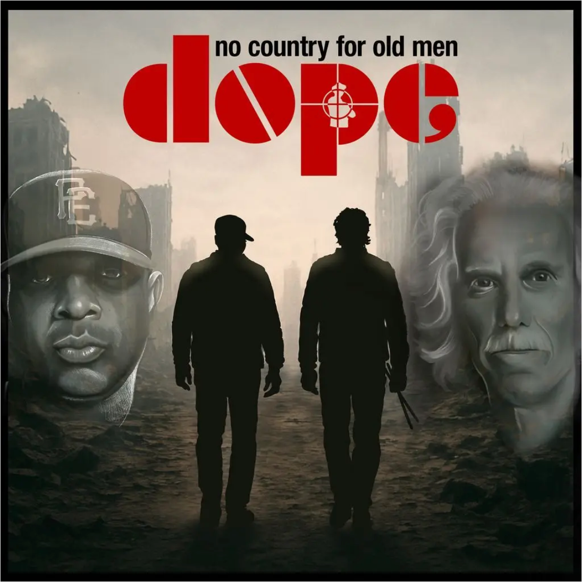 John Densmore and Chuck D 'do+pe = no country for old men' LP