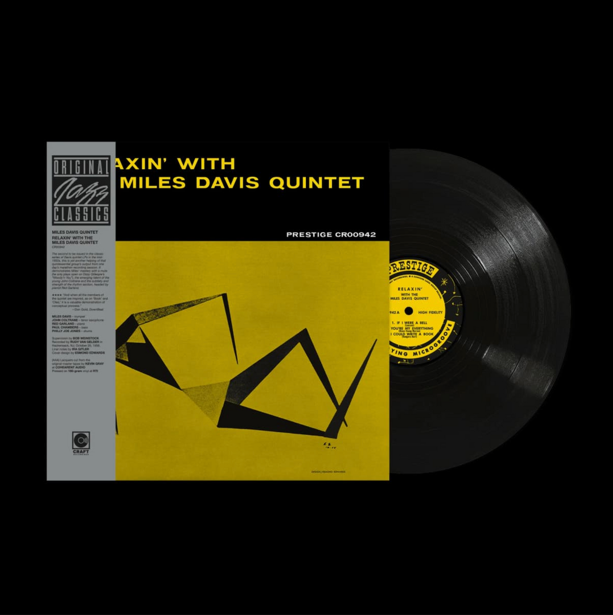 Miles Davis Quintet 'Relaxin' with the Miles Davis Quintet' LP