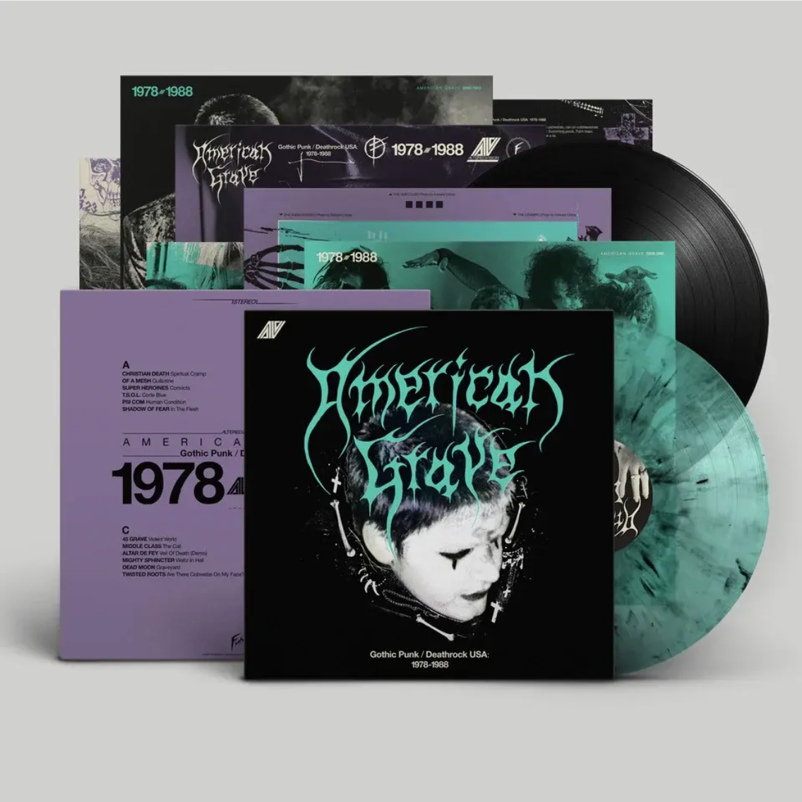 Various 'American Grave (Gothic Punk/Deathrock USA: 1978-1988)' 2xLP