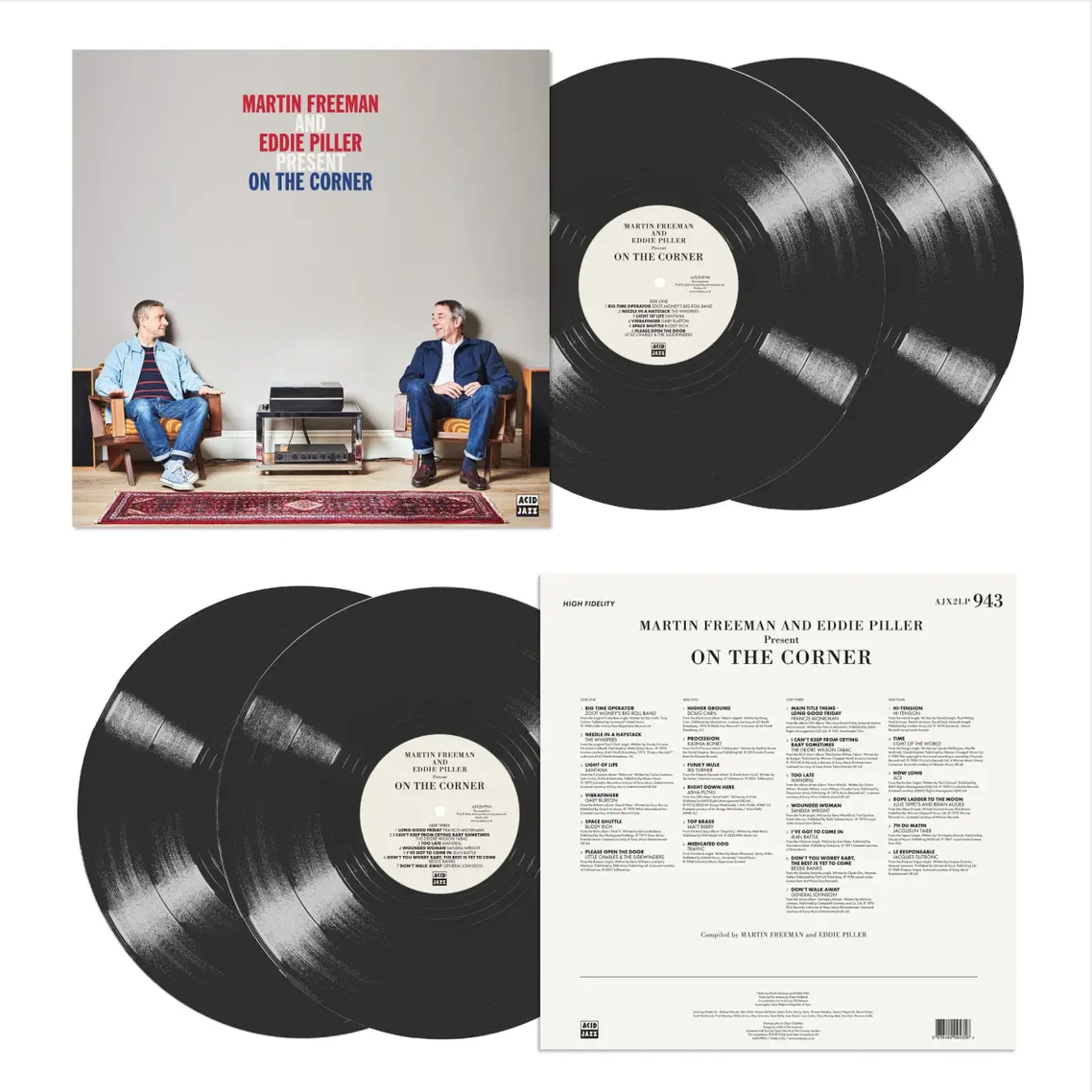Various 'Martin Freeman and Eddie Piller Present On The Corner' 2xLP