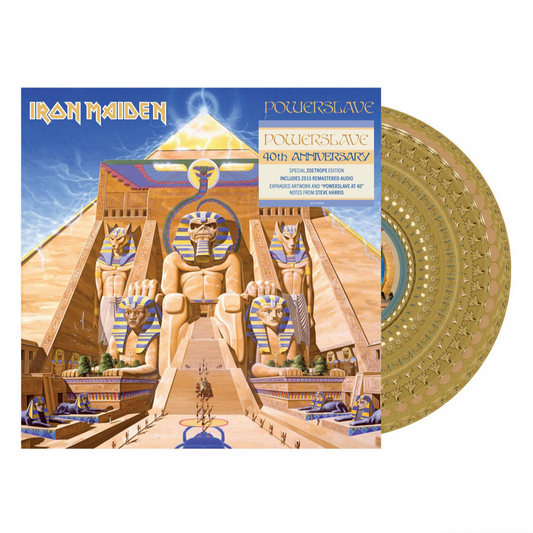 Iron Maiden 'Powerslave (40th Anniversary)' Zoetrope Picture Disc LP