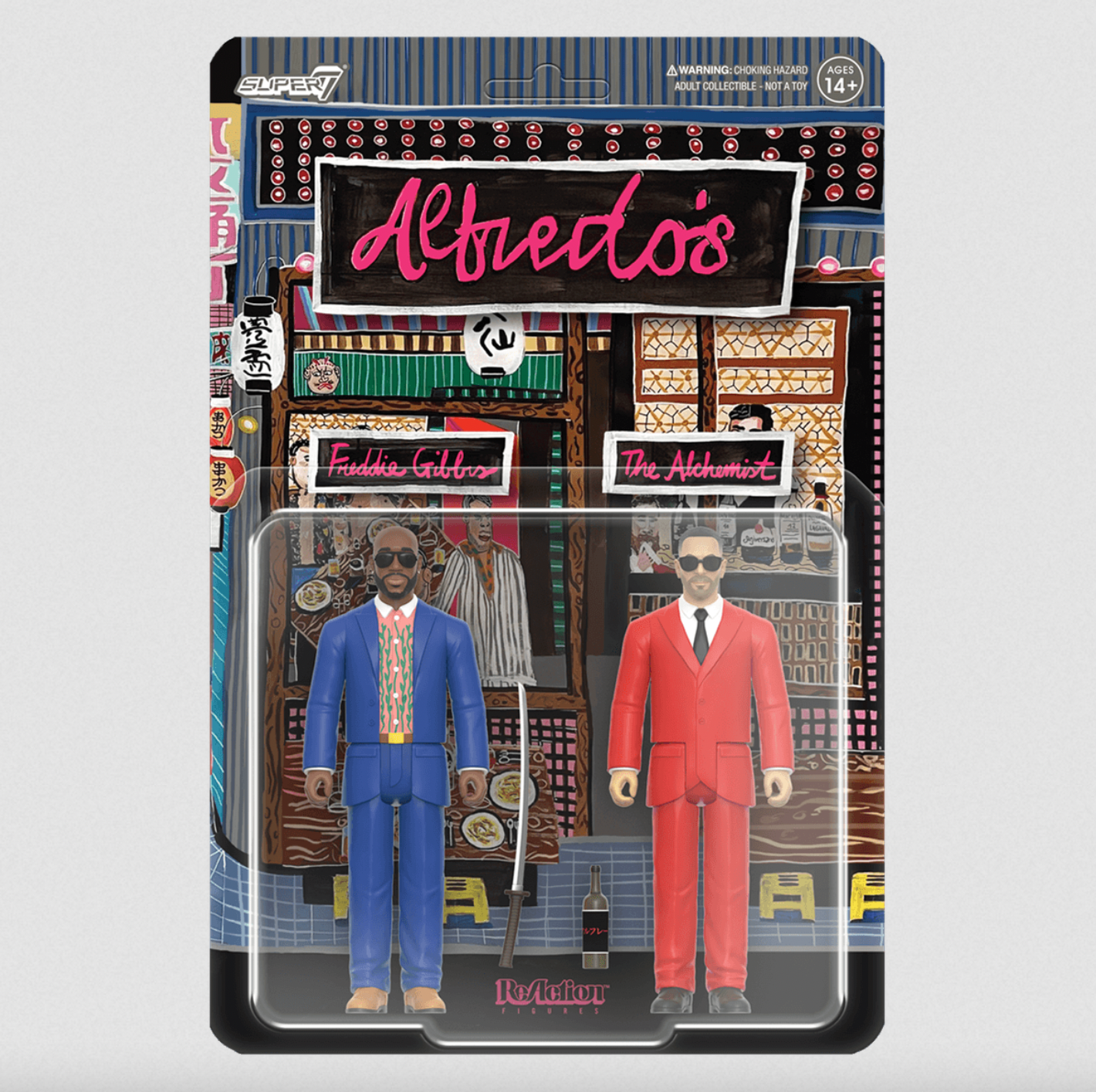 Super 7 x Freddie Gibbs and The Alchemist Alfredo ReAction Figure Set