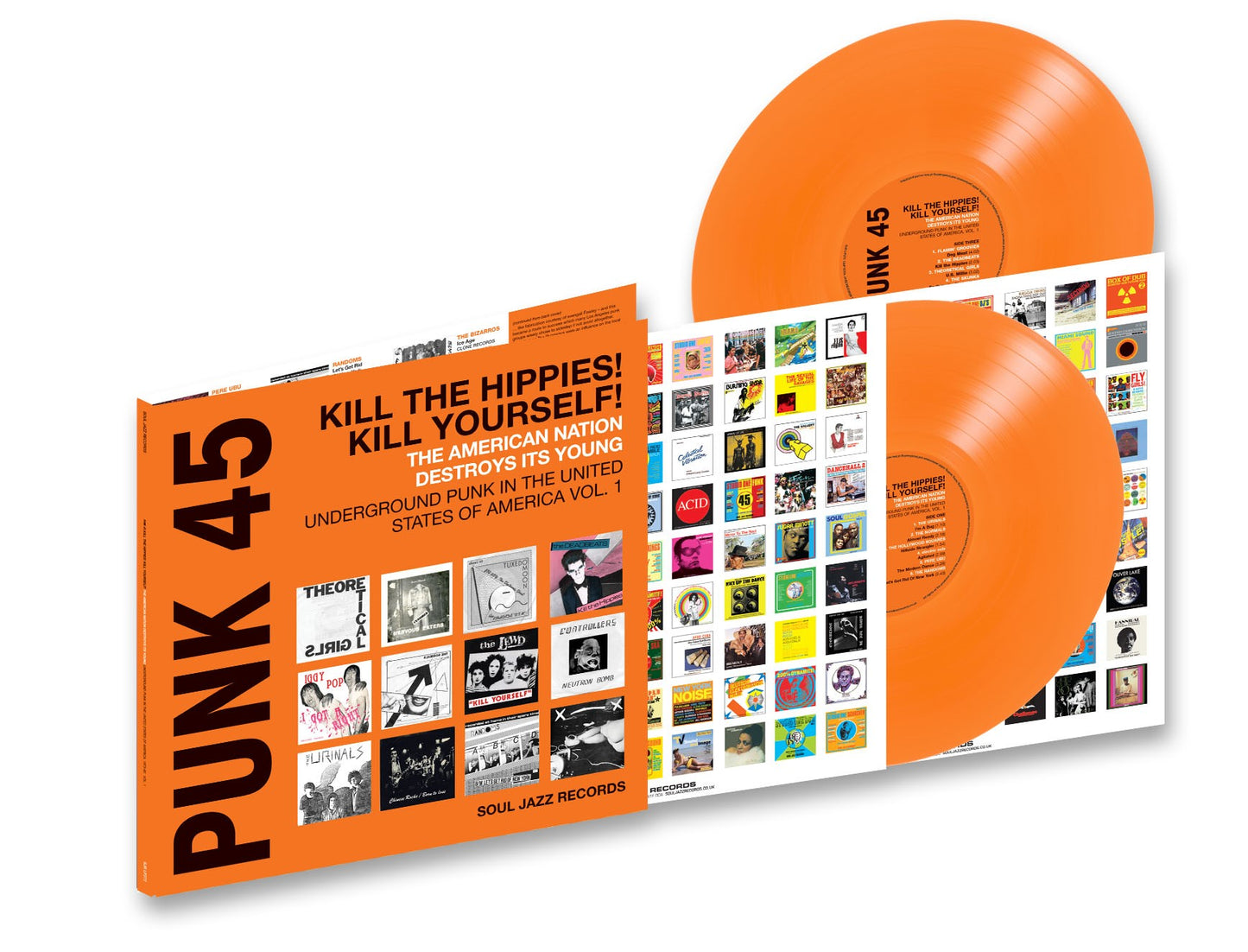Various Artists / Soul Jazz Records Presents - Punk 45: Kill the Hippies! Kill Yourself! The American Nation Destroys Its Young 2xLP
