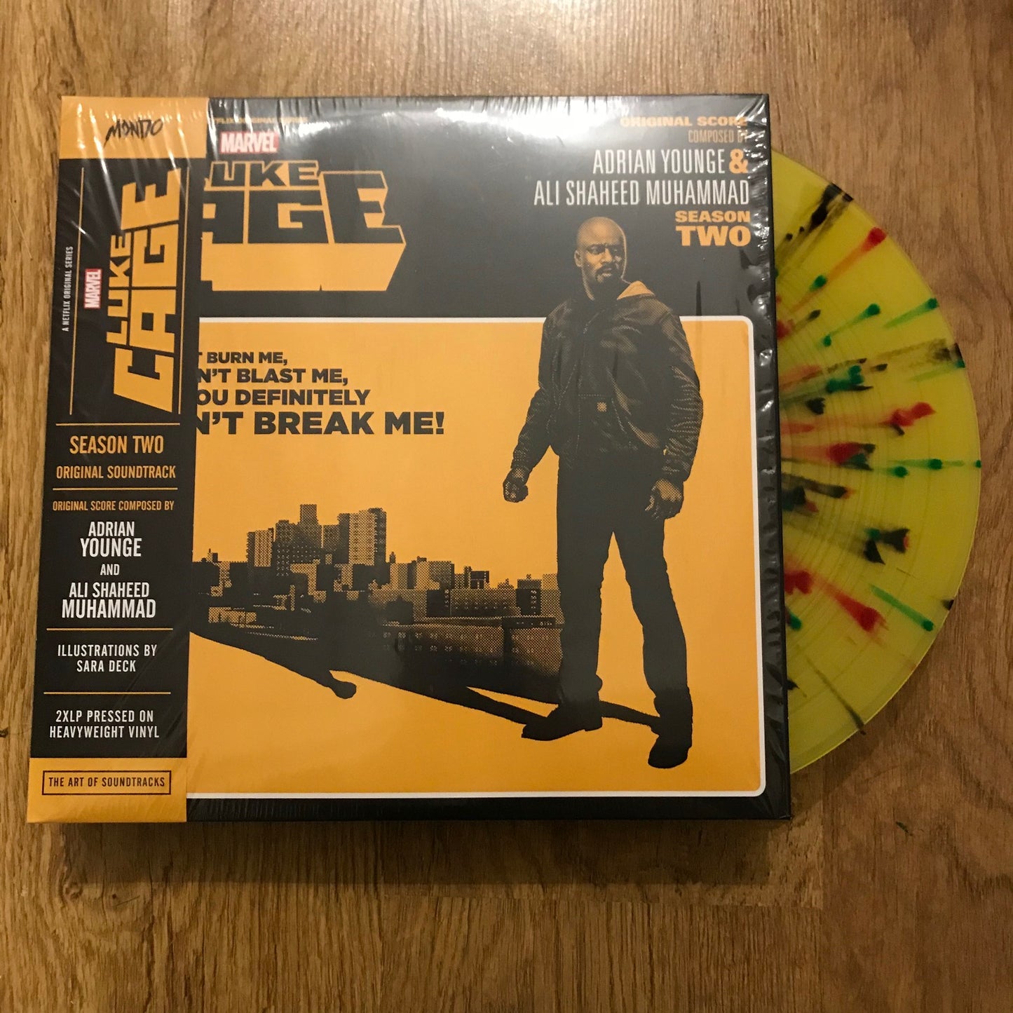 Adrian Younge and Ali Shaheed Muhammad 'Marvel's Luke Cage - Season Two (Original Soundtrack)' 2xLP (Splatter) (*USED*)