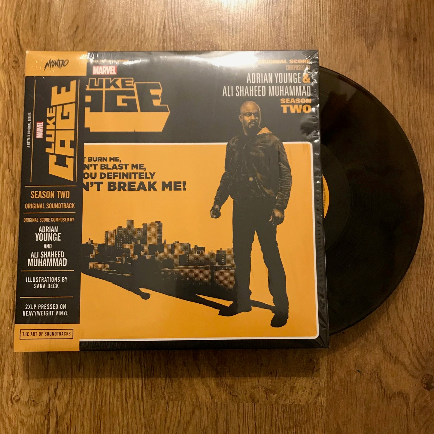 Adrian Younge and Ali Shaheed Muhammad 'Marvel's Luke Cage - Season Two (Original Soundtrack)' 2xLP (Smokey) (*USED*)