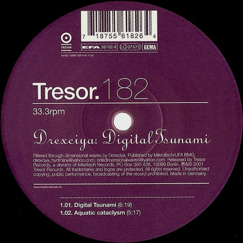 Drexciya 'Digital Tsunami' 12"